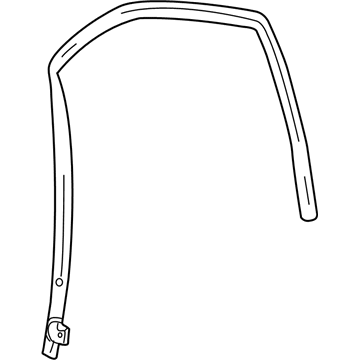 Mercury 3F2Z-1621546-AA Run - Door Glass
