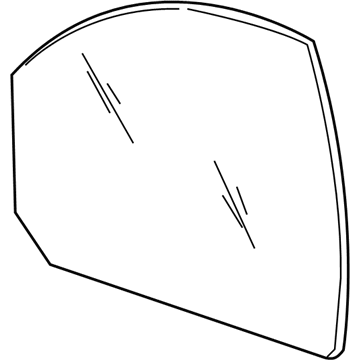 Mercury 3F2Z-1621410-AA Glass - Door