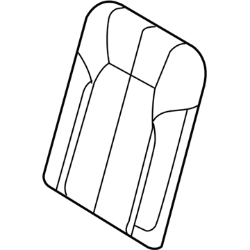 Mercury 6L2Z-7866600-EAB Cover Assembly - Rear Seat