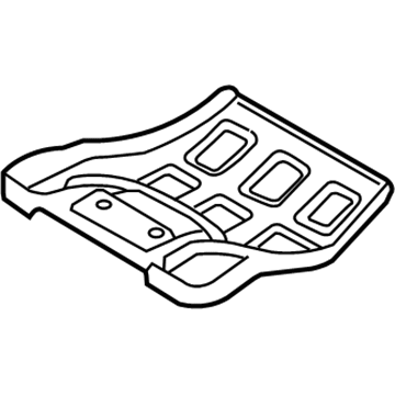 Mercury 6L2Z-7863160-AA Frame And Spring - Rear Seat Cushion