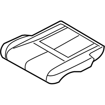 Mercury 6L2Z-7863804-EAD Cover Assembly - Rear Seat