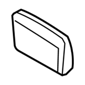 Mercury 6L2Z-78611A08-HAB Head Rest Assembly
