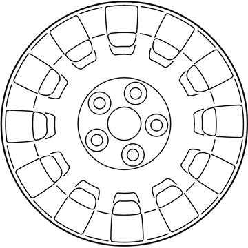 Ford 7W7Z-1130-A Cover - Wheel