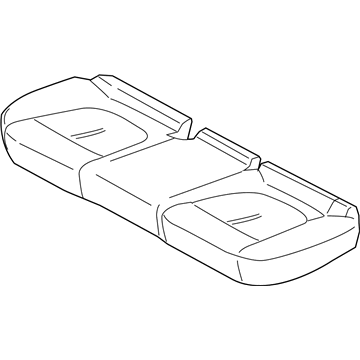 Lincoln DP5Z-5463804-AA Cover Assembly - Rear Seat Cushion