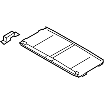 Ford DC3Z-18519A02-AA Panel Assembly - Sliding Roof Sunshade