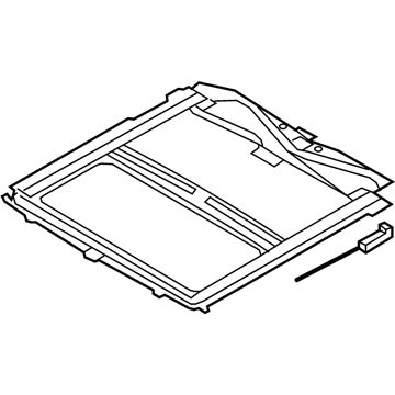 Ford BC3Z-26502C22-B Frame - Sliding Roof Panel Opening