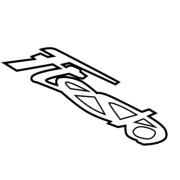 Ford BE8Z-5842528-A Name Plate