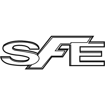 Ford AE8Z-9942528-B Name Plate