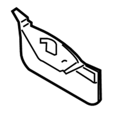 BT4Z-16185-B Ford Extension, Front Driver Side Illustration 1 of 1