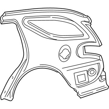 Mercury YF1Z-7427840-AA Panel - Body Side