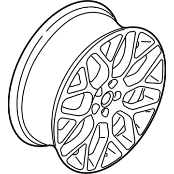 Ford DS7Z-1007-M Wheel Assembly