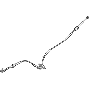 Ford AA5Z-7E395-C Shift Control Cable AA5Z-7E395-C Ford Shift Control Cable Illustration 1 of 1