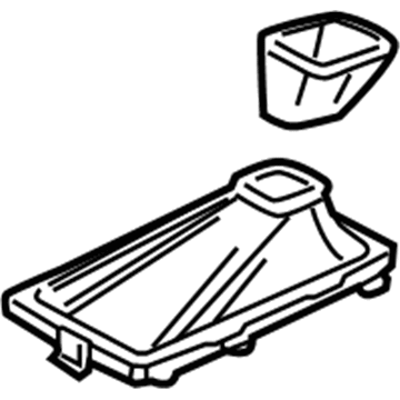 AA5Z-7277-AE Ford Shift Boot, Camel Illustration 1 of 1