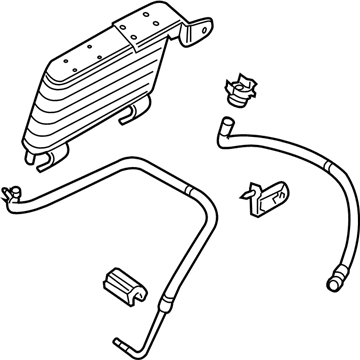 Mercury AL2Z-7A095-A Oil Cooler Assembly