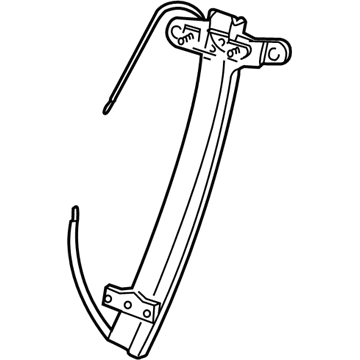 Ford 6W7Z-5423209-AA Regulator - Window - Less Motor