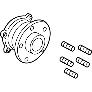 Ford CV6Z-1104-H Hub Assembly - Wheel