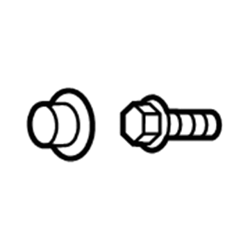 Ford DG9Z-2208-B Screw - Bleed
