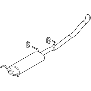 Ford NL1Z-5230-A Muffler Assembly
