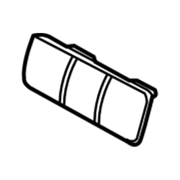Ford 8S4Z-19K357-AA Plug - Switch Hole Black