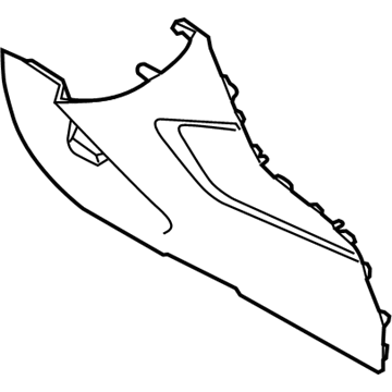 Ford DM5Z-5804619-BA Front Trim, Driver Side DM5Z-5804619-BA Ford Front Trim, Driver Side Illustration 1 of 1