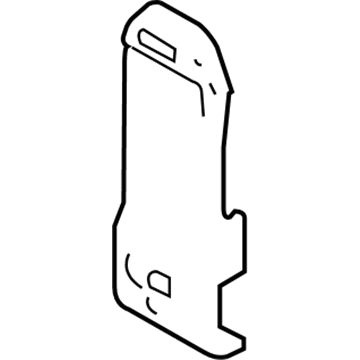 Ford 7C3Z-25601B32-AD Cover - Seat Belt Opening