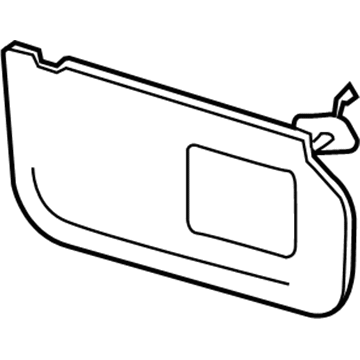 Ford FC3Z-2504105-HA Visor Assembly - Sun