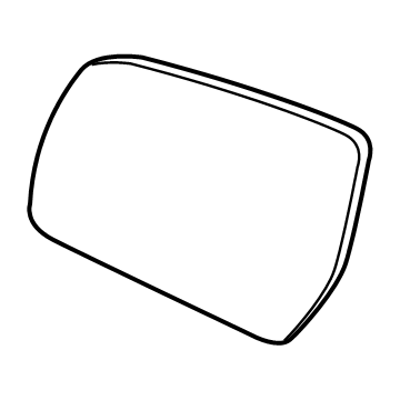 Ford KB3Z-17K707-F Glass Assembly - Rear View Outer Mirror
