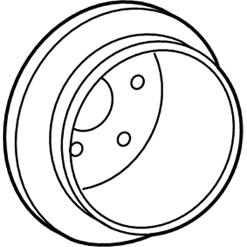 Ford Explorer Sport Trac Brake Rotor - 6L2Z-2C026-C