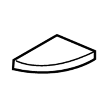 Ford F85Z-7813586-BB Storage Compart Mat, Rear Lower F85Z-7813586-BB Ford Storage Compart Mat, Rear Lower Illustration 1 of 1