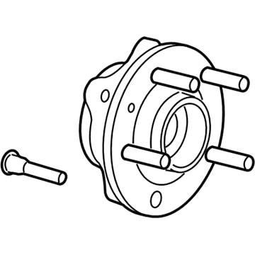 Lincoln BT4Z-1104-B Hub Assembly - Wheel