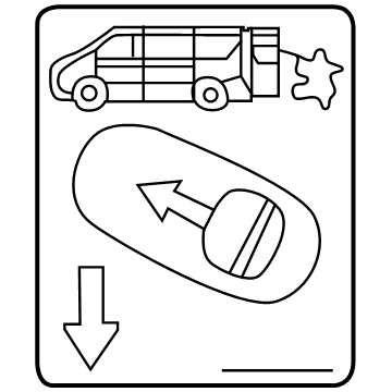 Ford BK2Z-99219A60-A Decal
