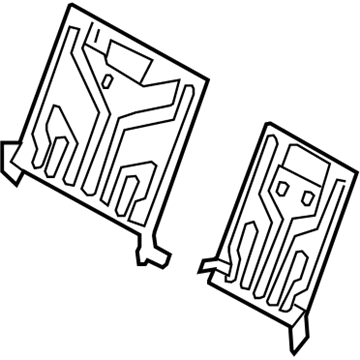 Mercury 5G1Z-54613A38-A Frame - Rear Seat Back