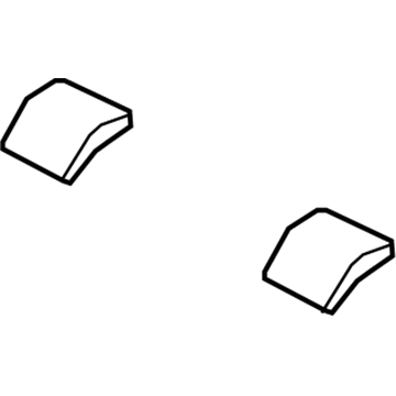 Mercury 5G1Z-54611A08-AAB Head Rest Assembly