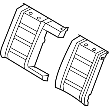 Mercury 5T5Z-5466600-AAB Cover Assembly - Rear Seat