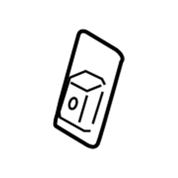 Lincoln FT4Z-58624A08-AA Bezel - Latch