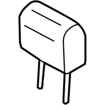 FA1Z-58611A08-BAG Ford Headrest, Passenger Side Illustration 1 of 1