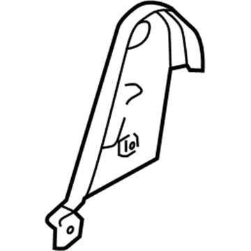 FT4Z-5862186-AW Ford Hinge Cover, Passenger Side Illustration 1 of 1