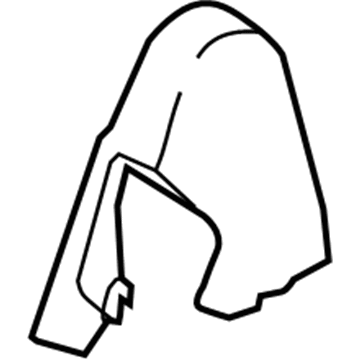 FA1Z-5867460-AE Ford Hinge Cover, Passenger Side Illustration 1 of 1