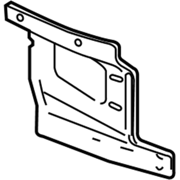 Ford 5C3Z-17B985-AA Plate - Bumper Mounting