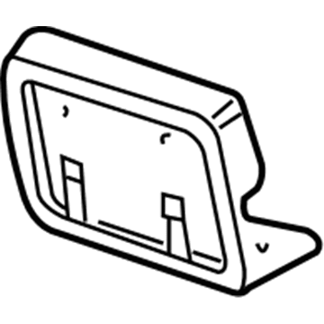 Ford 5C3Z-17A385-AA Bracket - License Plate
