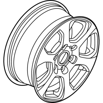 Ford M2DZ-1007-M Wheel Assembly