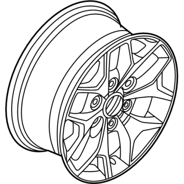 Ford M2DZ-1007-N Wheel Assembly