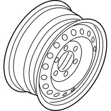 Ford KB3Z-1015-D Wheel Assembly