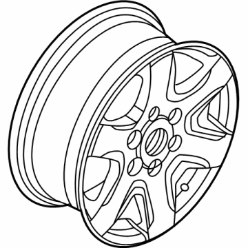 Ford M2DZ-1007-P Wheel Assembly