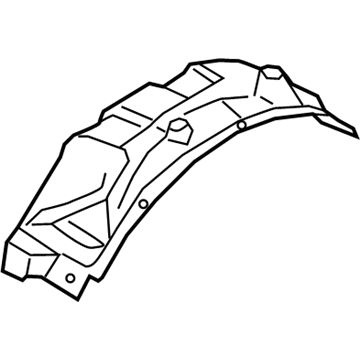 Ford KB3Z-9928370-A Guard - Rear Splash