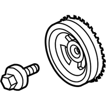 Ford G1FZ-6312-A Pulley - Crankshaft