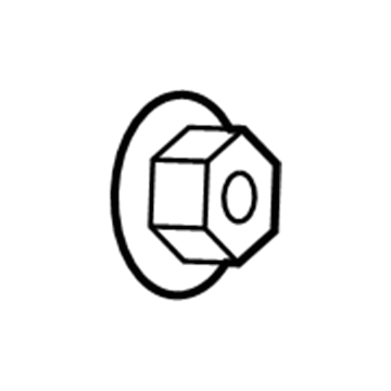 Ford -W520413-S437 Nut - Hex. - Flanged