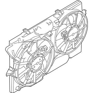 Lincoln DG1Z-8C607-J Motor And Fan Assembly - Engine Cooling