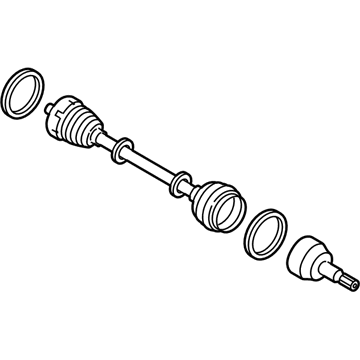 Ford FV6Z-3A329-E Shaft