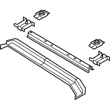 Ford 8C3Z-2510608-A Member - Rear Floor Cross